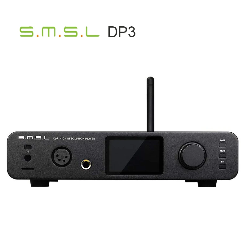 SMSL DP3 ES9018Q2C DSD256 HIFI Bluetooth WiFi плеер с ЦАП LAN сетевая USB SD входы AES усилитель для