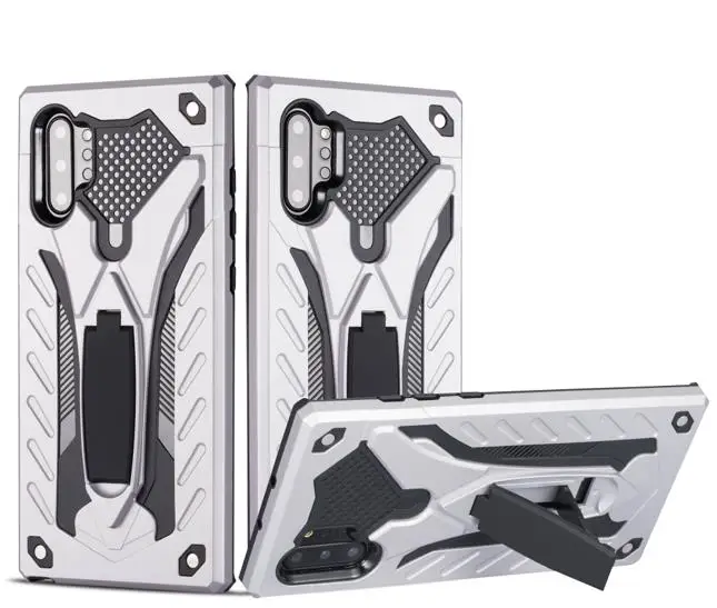 

For Samsung galaxy Note 10 case edge TPU armor protect Anti-fall Self-contained bracket phone case For Samsung Note 10 Pro
