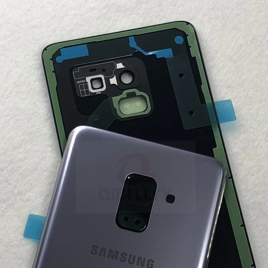 Задняя крышка A8 + стекло для Samsung Galaxy Plus 2018 A730 A730F задняя из стекла Корпус задней