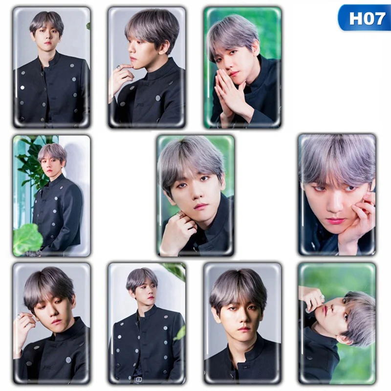 10 шт./компл. альбом KPOP EXO самодельная бумага ЛОМО карта фото карта Плакат Фотокарта Поклонники Подарочная коллекция Канцелярский набор