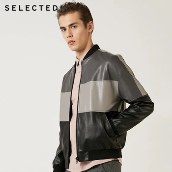 

SELECTED color matching baseball leisure jacket| 4191P3516