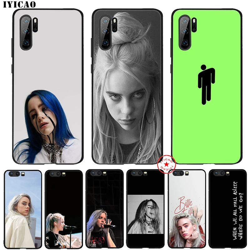 IYICAO Billie Eilish плохого парня мягкий чехол для huawei P30 P20 P10 P9 P8 Lite Pro P Samrt Z плюс 2019 2018 2017