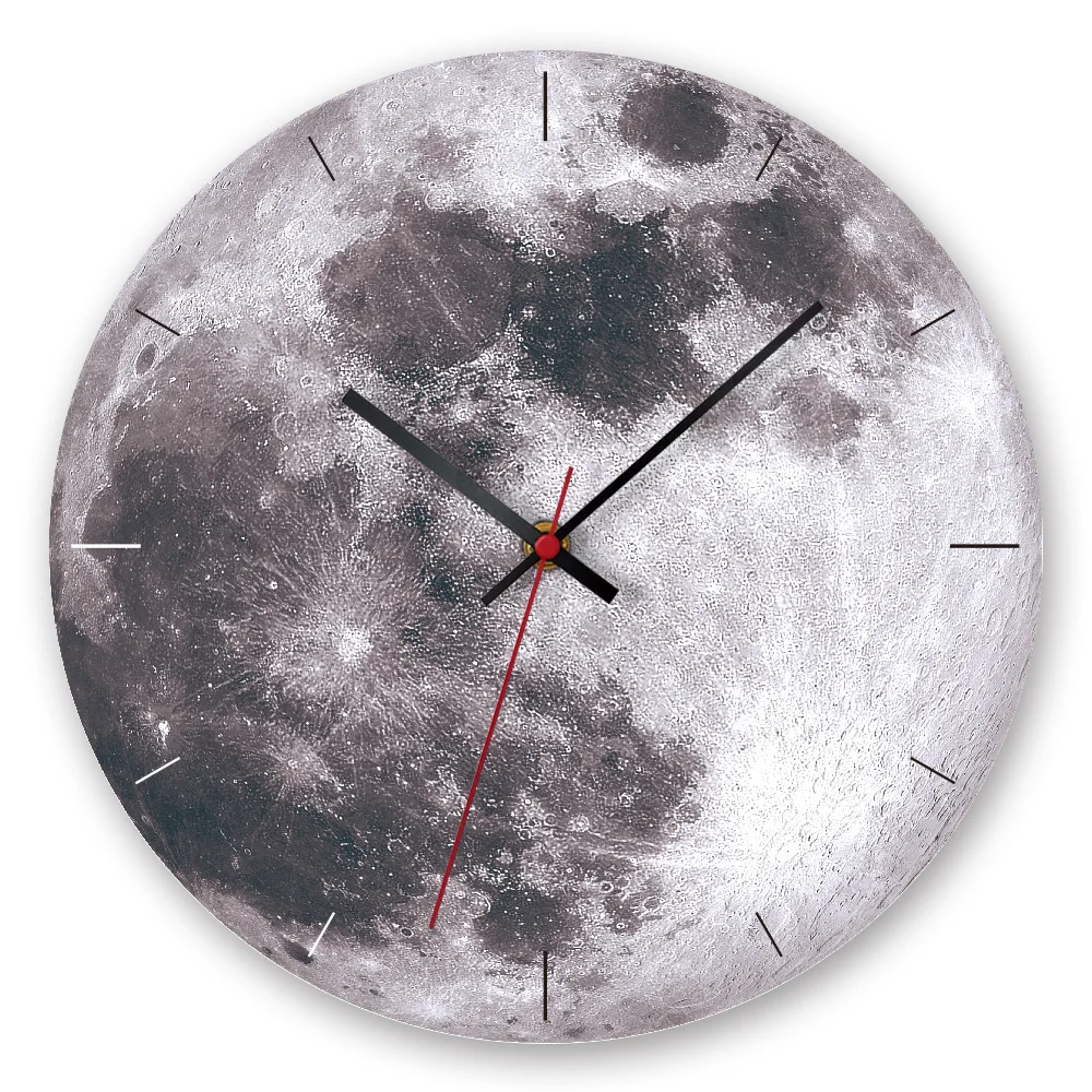 Reloj Planetas Лидер продаж продуктов креативные планеты настенные часы гостиная красивые часы офисная кухня - Цвет: B