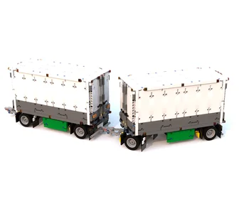 

Trainer MOC 27224 Mark Anthem Tri-Drive MOD 26686 Compatible With lepine Trailer Dry van (Box) Bricks DIY Toy Boy Christmas Gift