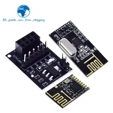 Завеса NRF24L01+ беспроводной модуль передачи данных 2,4G/NRF24L01 Обновление версии 2 Мбит/s NRF24L01 гнездо адаптера пластины доска