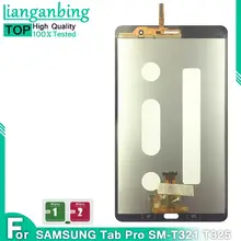 ЖК-дисплей для Samsung Galaxy Tab Pro SM-T320 T321 T325 ЖК-дисплей с сенсорным экраном дигитайзер сборка сенсоров панель запасные части