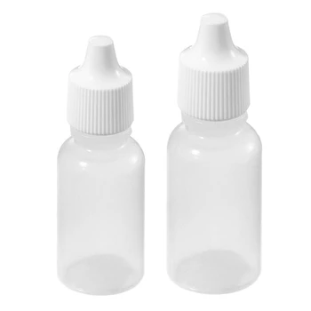 

100Pcs Empty Plastic Squeezable Dropper Bottles (15Ml&20Ml)