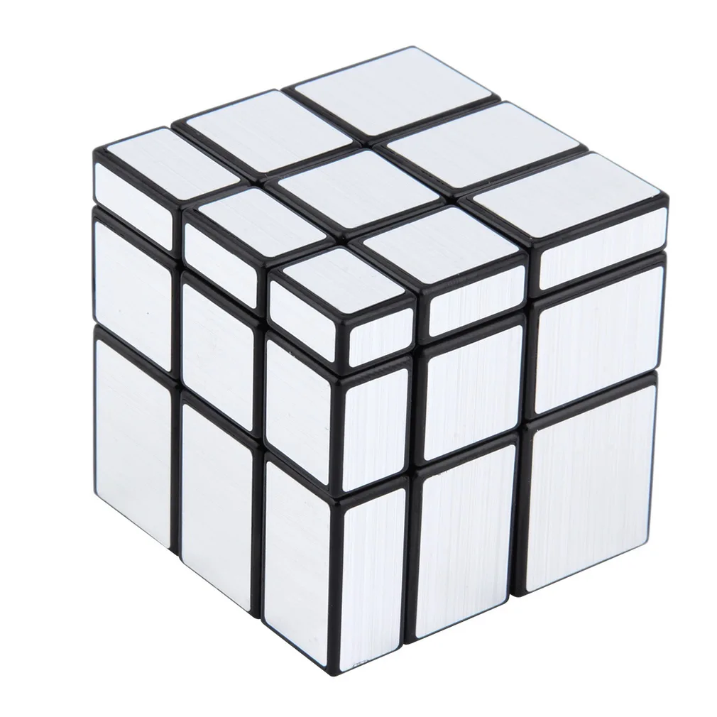 Волшебный куб новинка 3x3x3 компактные и портативные зеркальные блоки серебряная