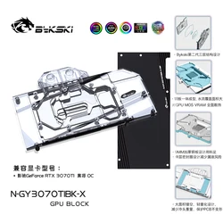 Bykski – bloc d'eau pour PC, carte graphique GALAX GeForce RTX N GY3070TIBK X TI OC, 3070 