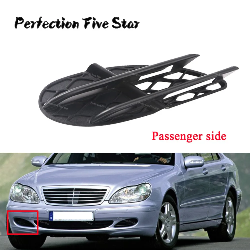 Передний бампер для Mercedes Benz MB S Class W220 2208851623 2003 2004 2005 нижняя решетка радиатора