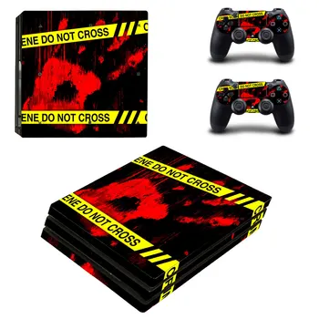 

Do Not Cross Style Skin Sticker for PS4 Pro Console And Controllers Decal Vinyl Skins Cover Style 1197