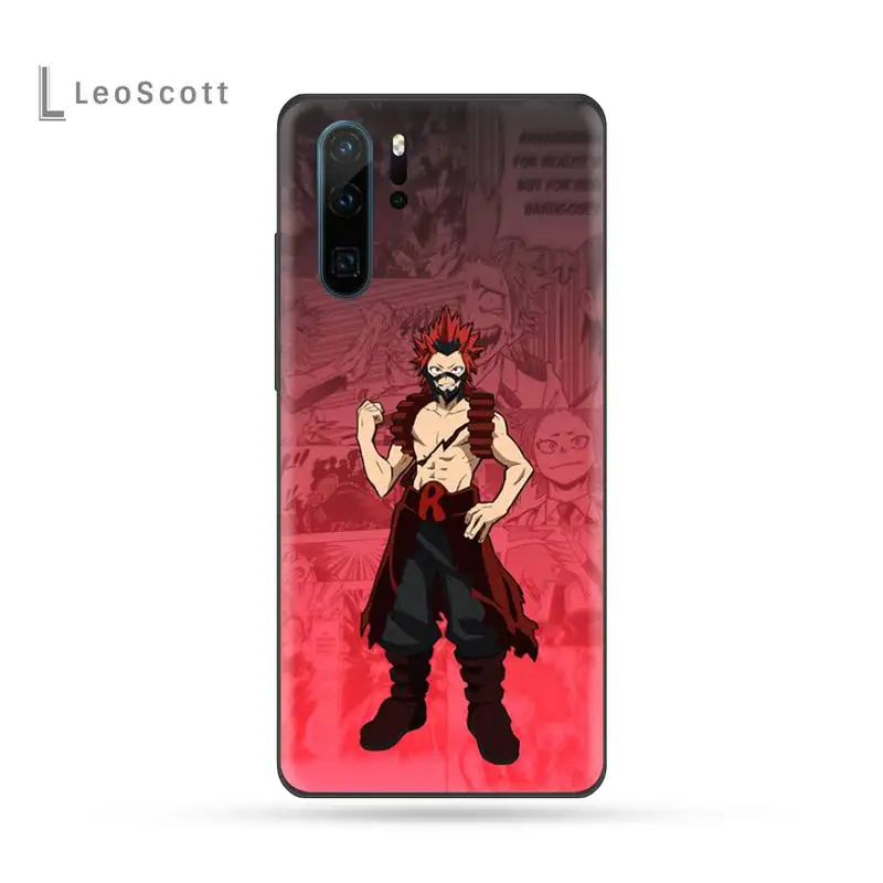 Kirishima My Hero Giới Học Thuật Anime Ốp Lưng Điện Thoại Huawei P9 P10 P20 P30 Pro Lite Thông Minh Giao Phối 10 Lite 20 y5 Y6 Y7 2018 2019 huawei phone cover Cases For Huawei