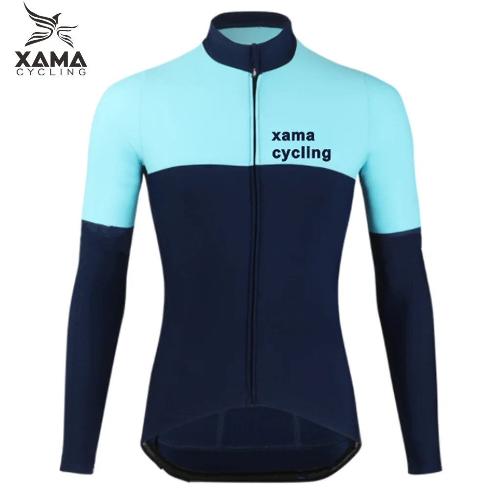 XAMA Cycling Winter Thermal Fleece Long Sleeve Jerseys Top quality Bicycle Racing Jersey Ciclismo Maillot Cycling Gear