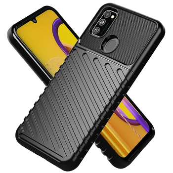 

30pcs/lot For Samsung Galaxy M40 M30S M30 Thunder Series Shockproof Armor Rugged Rubber TPU Case For Samsung Galaxy M10 M10S M20