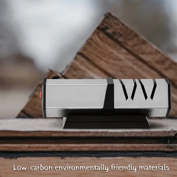 

ELEG-Electric Knife Sharpener Professional Kitchen Knife Sharpening Tool Automatic Fast Sharpener Home Fixed Angle Sharpener Eu