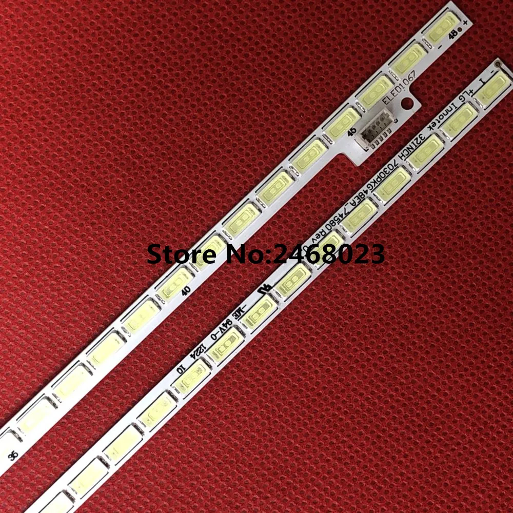 394 мм светодиодный Подсветка газа 48 лампа для LG Innotek 32 дюймов 7030PKG 48EA_74580 T320HVN01.2 TX