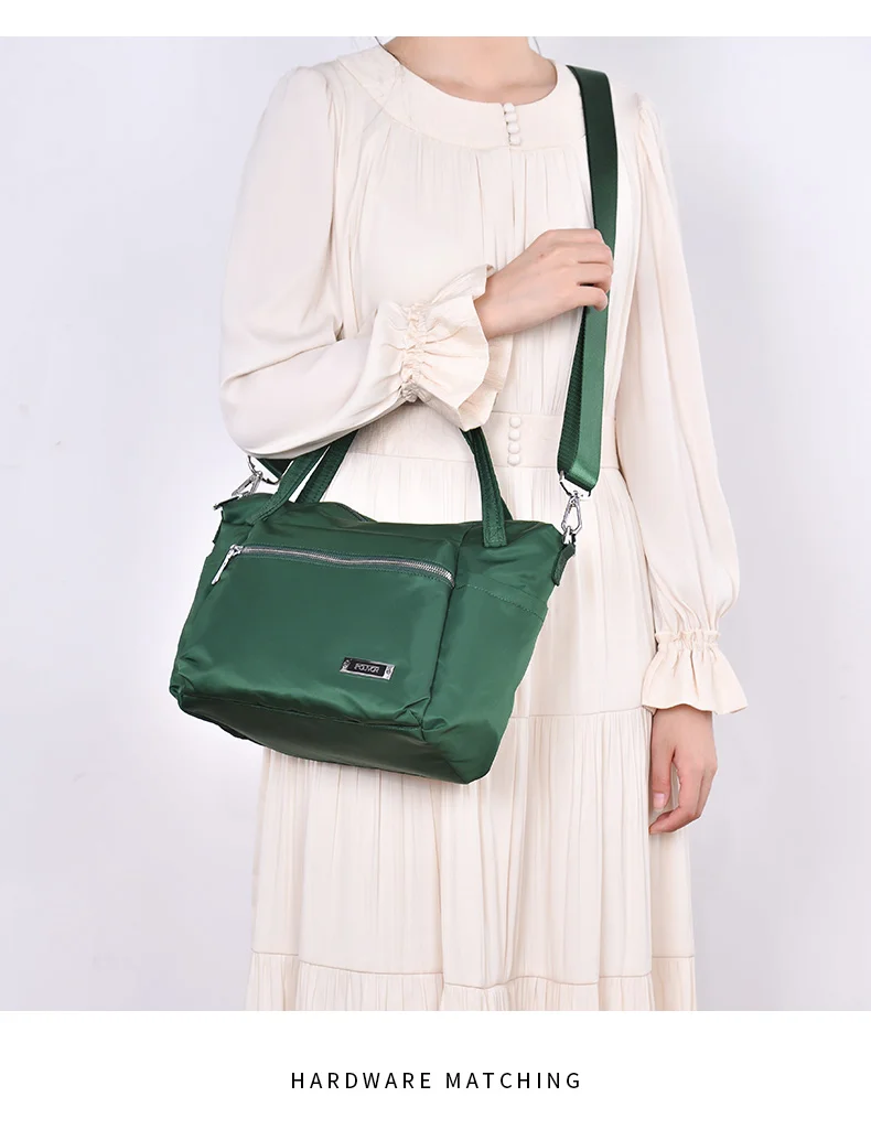 Fouvor Fashion Messenger Bag for Women Oxford Cloth Makeup Cosmetic Handbags Business Portable Canvas Bag 2941-03
