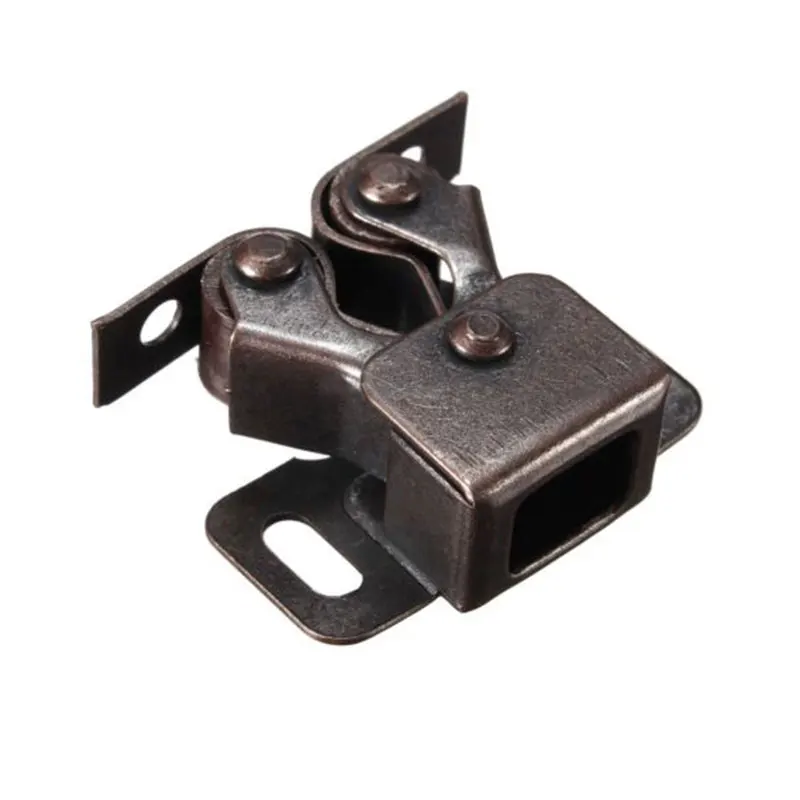 

1Pc Double Roller Catches Cupboard Cabinet Door Latch Chrome/Copper Kitchen