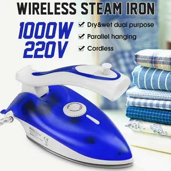 

1000W Electric Iron Portable Steam Iron Clothes Ironing Steamer for Home Travel Spray Generator EU Plug 5 Speed Adjustment