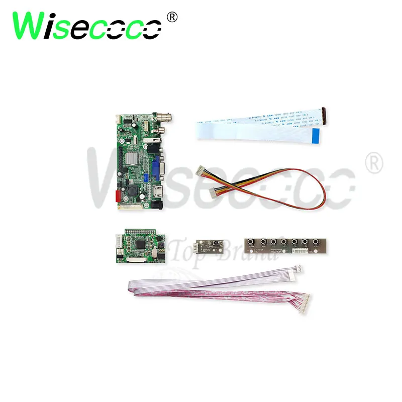 Wiscoco 15,6 дюймов lcd ips 1920*1080 FHD антибликовый дисплей с VGA HDMI приводом rboard для ПК ноутбук дисплей ноутбука - Color: control board