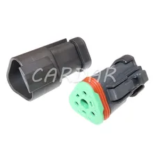 

1 Set 3 Pin Automotive Connector DT Series DT04-3P-E005 DT06-3S-E005 For Deutsch Auto Plug