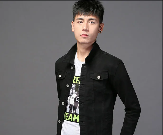 

Denim jackets Men New Fashion Style large size tooling clothes multicolor men's Korean version style trend of Leisure Autumn