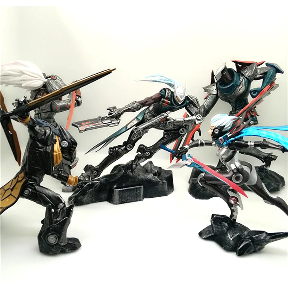 

ELBCOS Project Origin Zed Yi Lucian Fiora Laurent Yasuo 17-22cm/7-8.5'' PVC Action Figures Model Toys