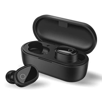 

2020 new T6 TWS Wireless Bluetooth 5.0 Earphones Noise Cancel Headset Voice assistant for Android/ios black white touch id