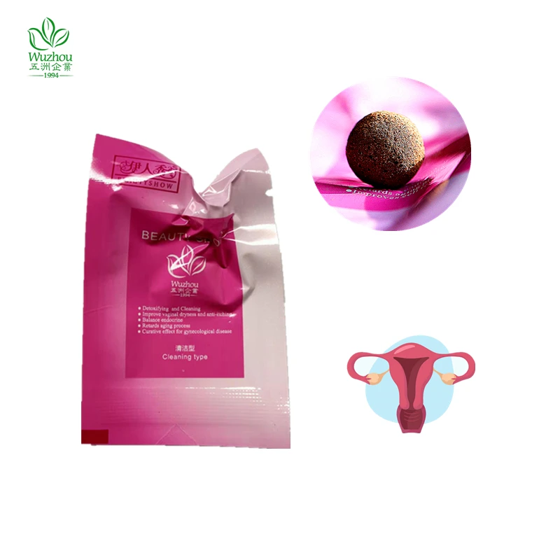 100pcs Original Tampon English Packing Vaginal Detoxing Pearls Vaginal