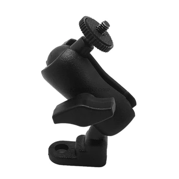 

Aluminum Motorcycle Handlebar/Rear View Mirror Mount Double Socket Arm Holder