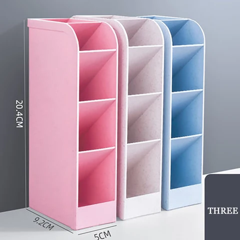 holder table is a Nordic personality simple transparent pen bucket pen holder student four multi-functional creative fashion