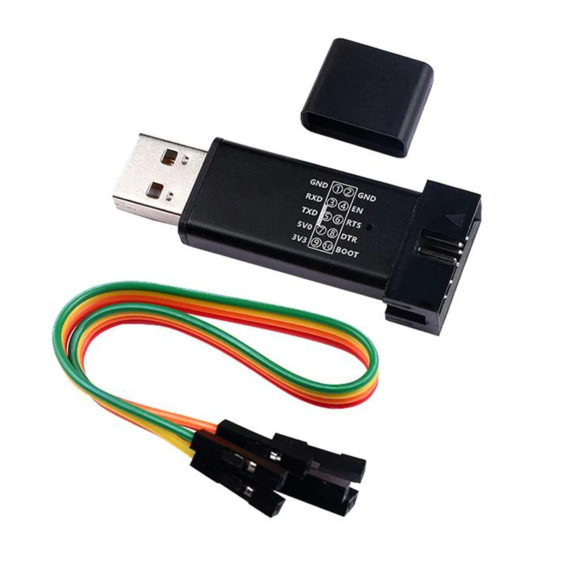 1Set St Link Stlink St-Link V2 Mini Stm8 Simulatore Stm32 Download Programmazione Programmatore Con Coperchio Cavo Dupont St Link V2