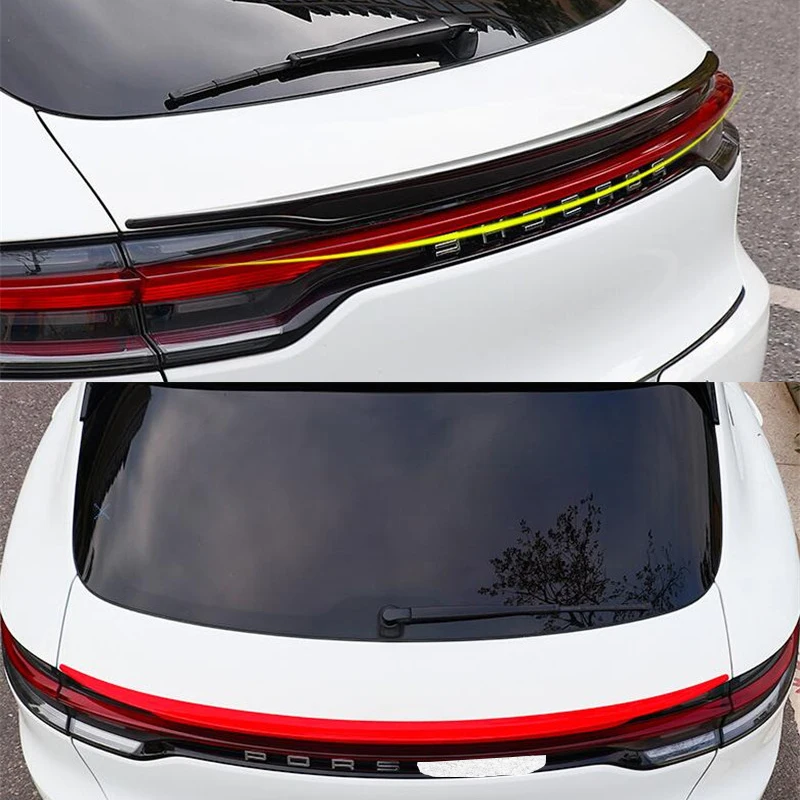 CEYUSOT FOR Porsche Macan Gts Car Tail Box Spoiler Turbo Rear Taillight Decoration Accessories ABS Wing 2018-2020 | Автомобили и