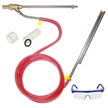 

Pressure Washer Blasting Kit, Dust-Free Blasting Kit Wet Blaster Attachment, 1/4 Inch Quick Disconnect