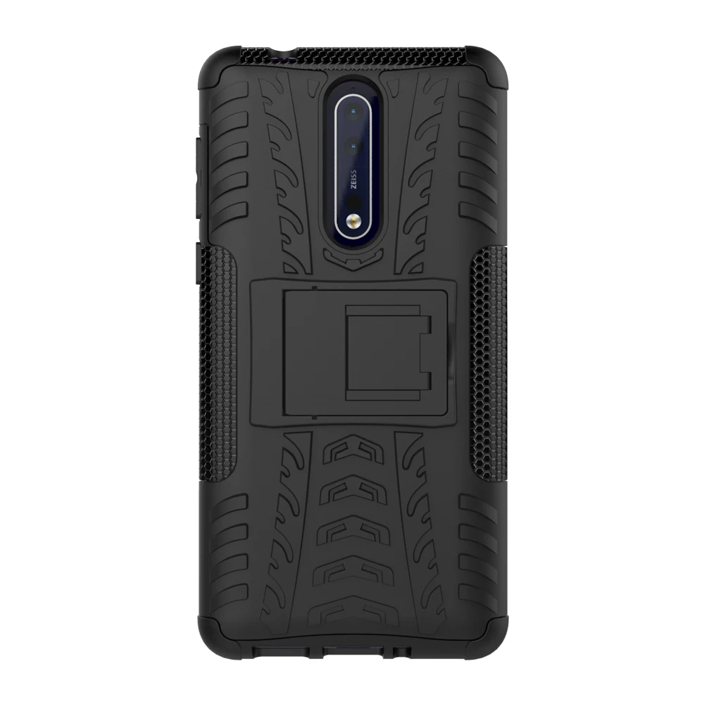 Для Nokia 7,1 6,1 5,1 3,1 плюс X7 X6 военные силиконовый защитный чехол для телефона для Nokia 8 6 5, версия 1, 2, 3, ремешок полный защитная накладка на заднюю панель с отделением для