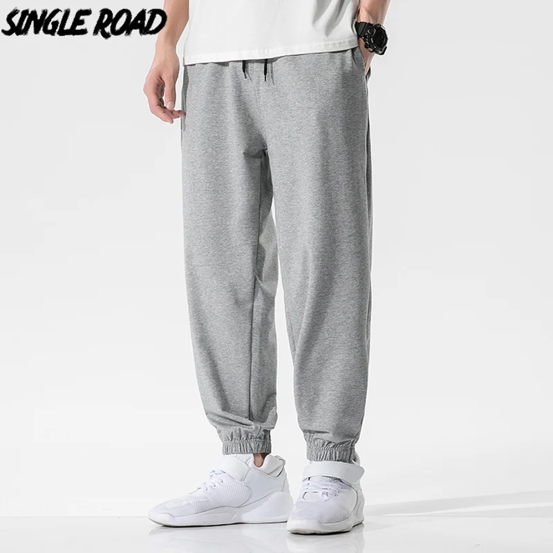 Pantaloni de trening Single Road pentru bărbați, stil sport, sport, sport, sport, sport, gri, stil sport, sport, sport, sport, sport, sport, pantaloni sport, stil ..._voghion.com