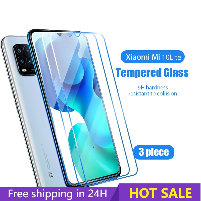 1/2/3 шт. Защитное стекло для Mi 10T Pro Lite 5G 9T Xiaomi A1 A2 A3 Прозрачная Жесткая HD Передняя