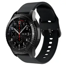 22 мм силиконовые Ремешки для наручных часов для samsung gear S3 смарт-ремешок для samsung Galaxy Watch 46 мм ремешок сменный Браслет