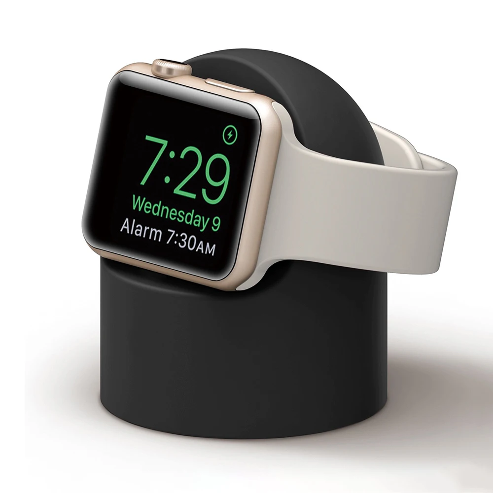 Силиконовая Беспроводная зарядная подставка для Apple iWatch Series 1 2 3 4 5 OS6 Megnetic кабель