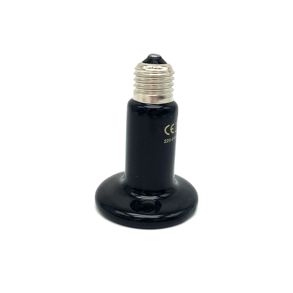 Pet Reptile Far Infrared Ceramic Heating Lamp 110V 220V Heat Emitter Light Bulb 25W 50W 75W 100W 150W 200W