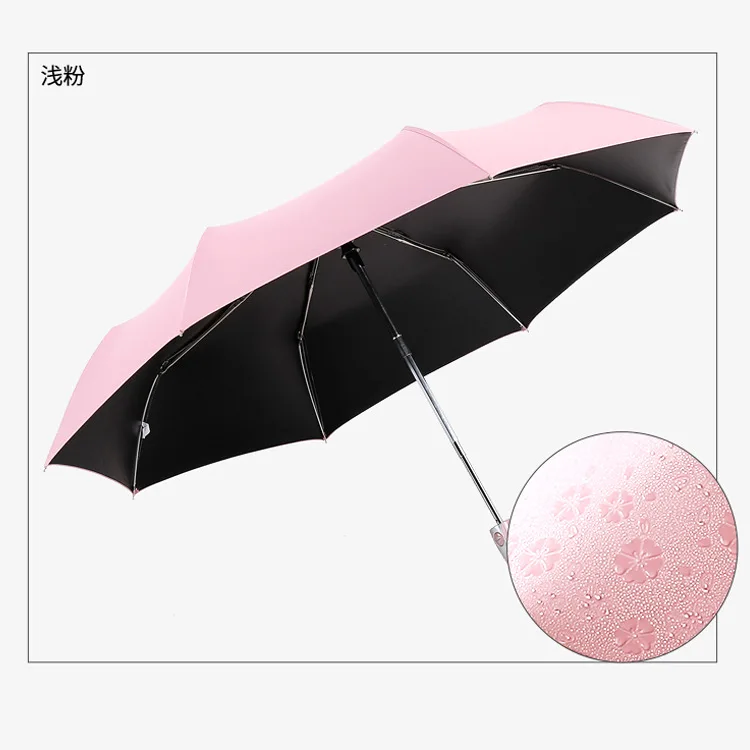

Sun-resistant 8 Bone Automatic Water Open Advertising Umbrella Vinyl College Style Rain Or Shine Customizable Logo Advertising U