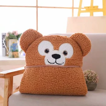 

Cute Micre Shexpa Animal Shape Scarves Wide Lattices Long Shawl Wrap Blanket Warm Winter Tippet With Hat
