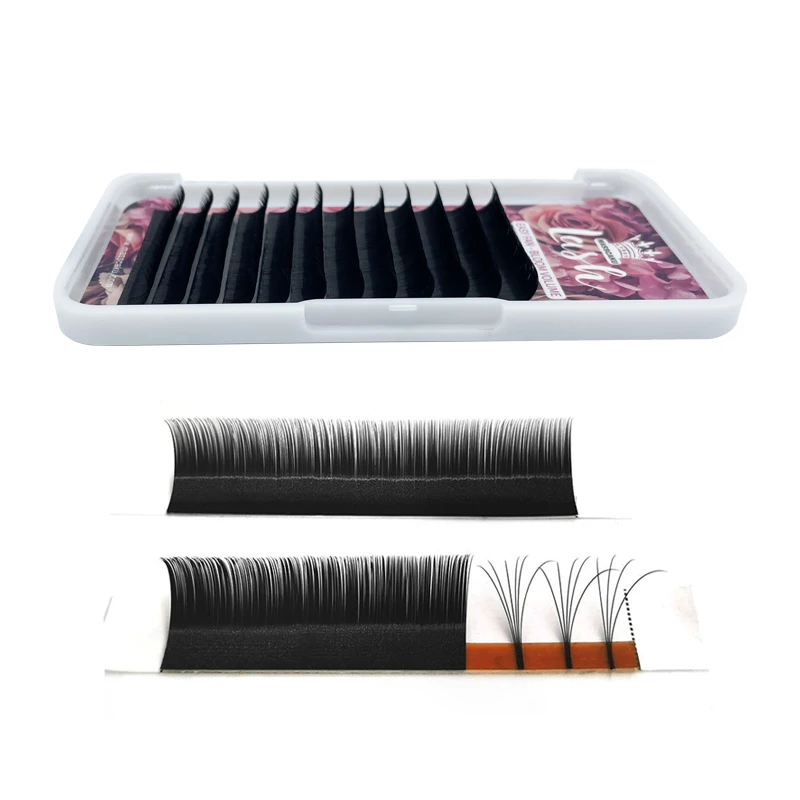 Hot selling 2d-6d Magnetic Camellia Lashes 1s Blooming Eyelash Extensions Individual Mink Russian Volume Cilia Silk Lash