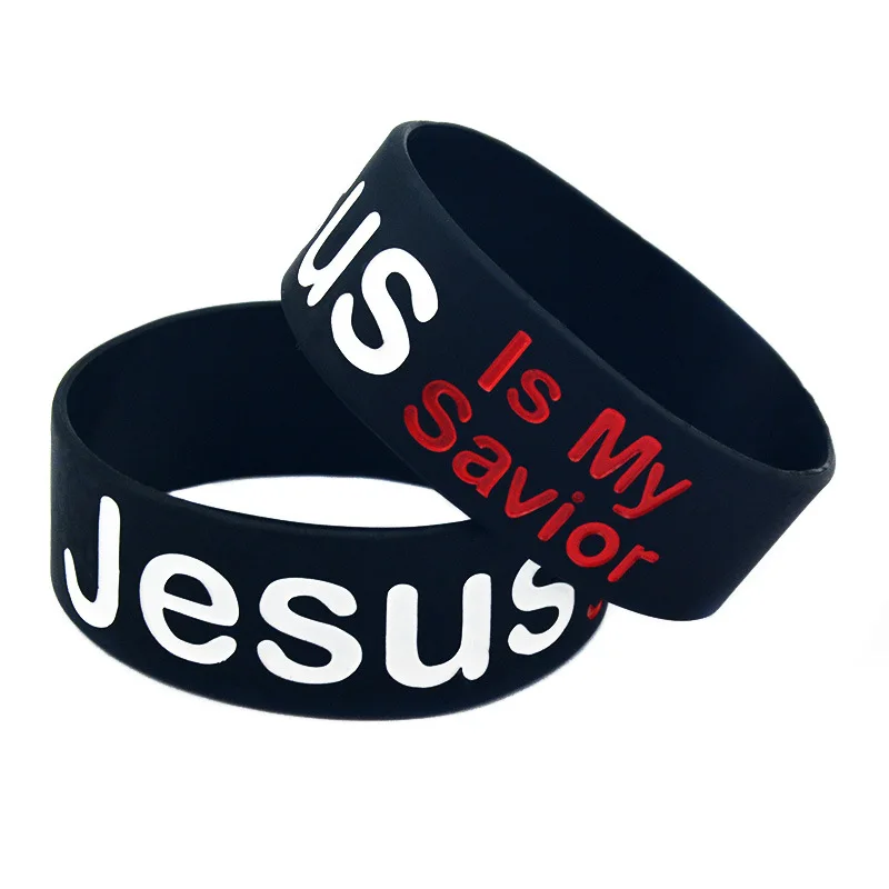 Silicone wristband Jesus Is My Savior wild men and women redemption