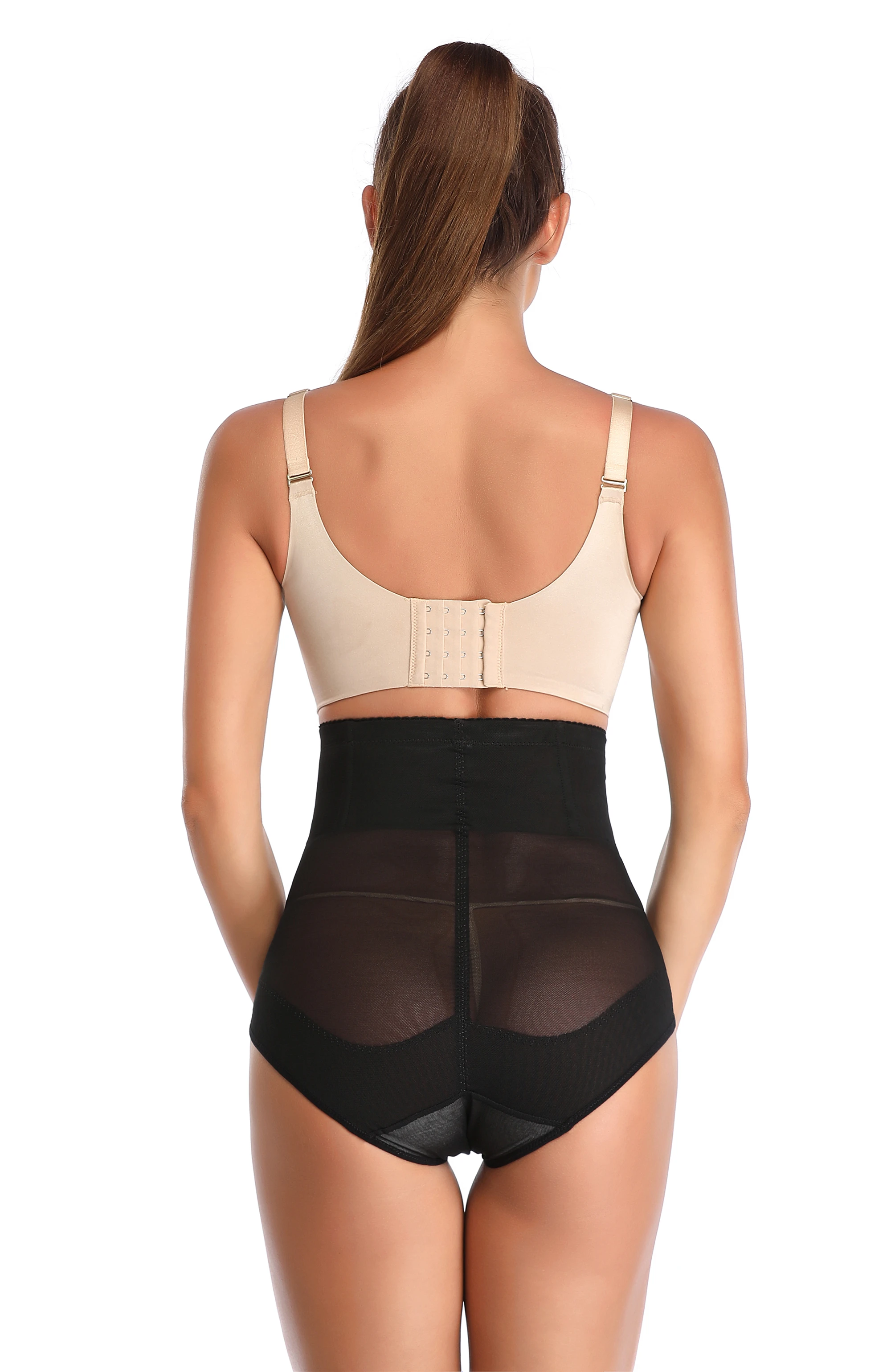 Cross Compression Abs Shaping Pants for Postpartum Abdomen Garment Tummy Tuck High Waist Control Butt Lifter for Women Slim