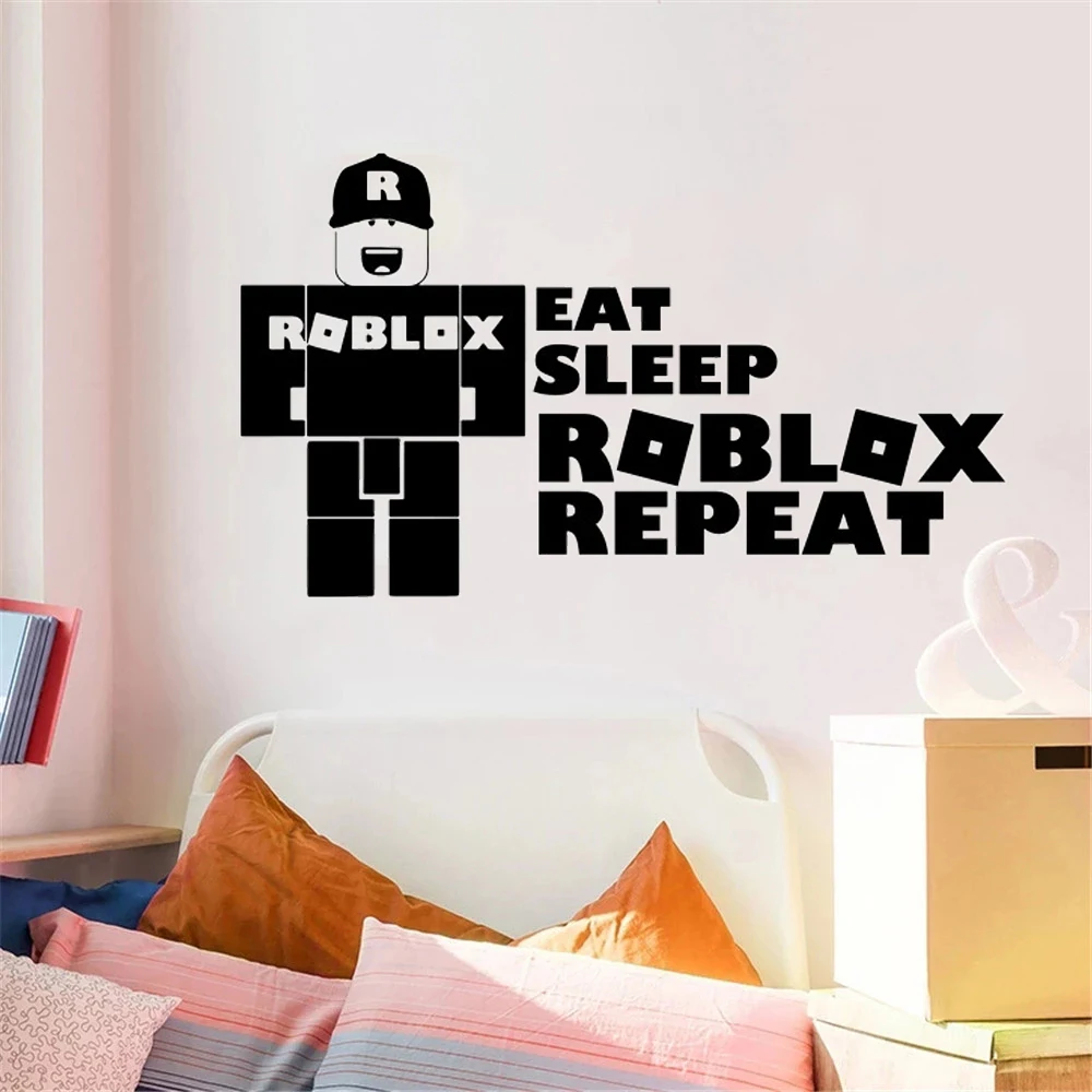 Playroom Robot Video Gaming Zone Decals 