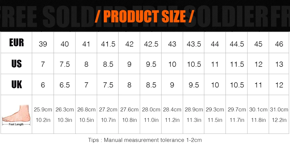 FREE SOLDIER outdoor sports hiking tactical military men boots tear-resistant shoes for climbing camping