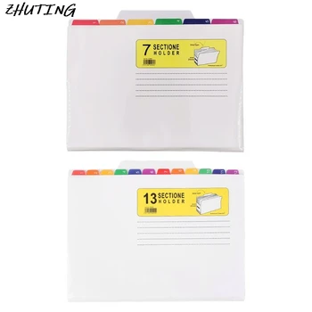 

File Holder Classification Bag Color UV Print Folder Waterproof File Sorter Office Learn Good Helper