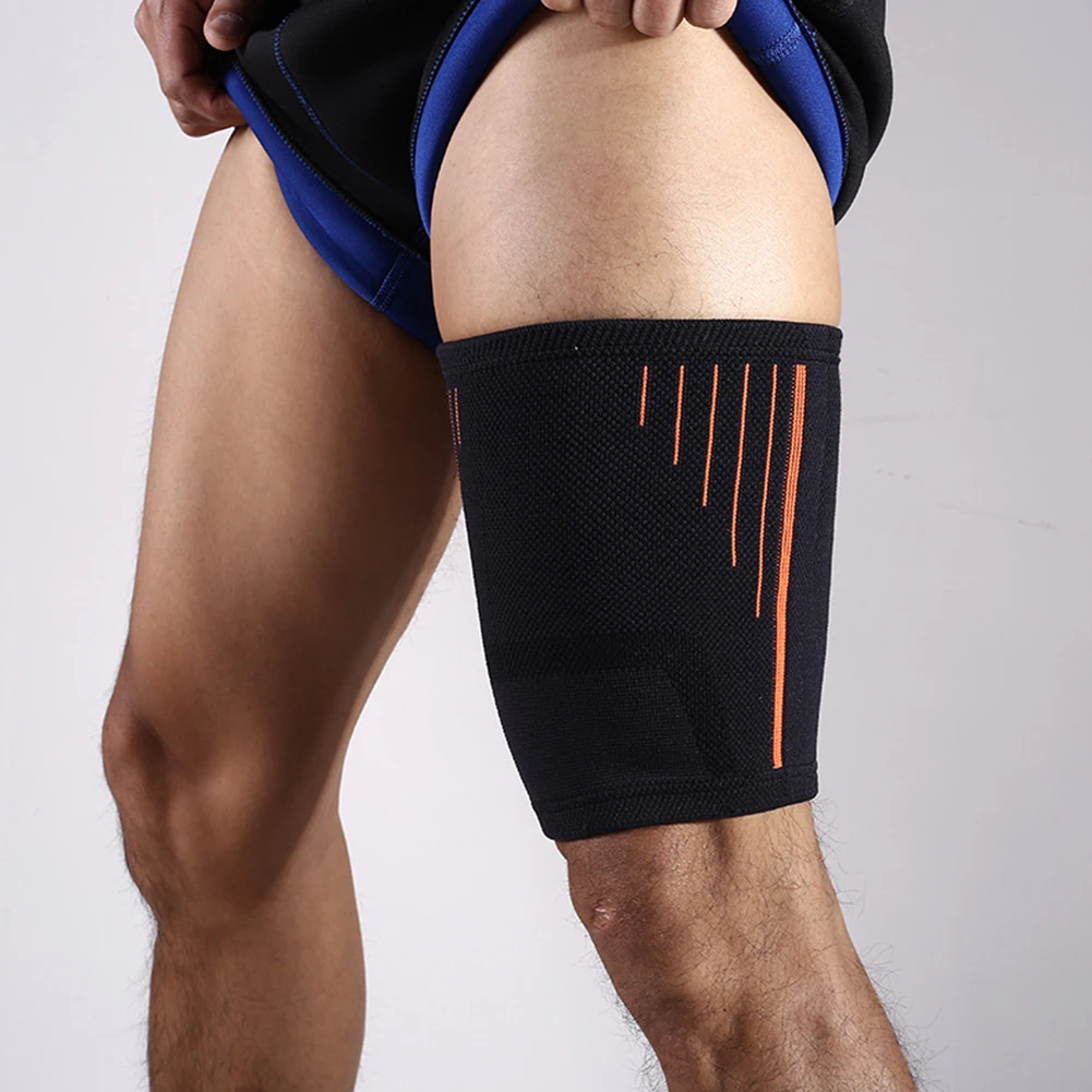 

Thigh Protect Reduce Harm Practical Safe Portable Wrap Running Outdoor Leg Support Elastic Sports Soccer Nylon Fitness