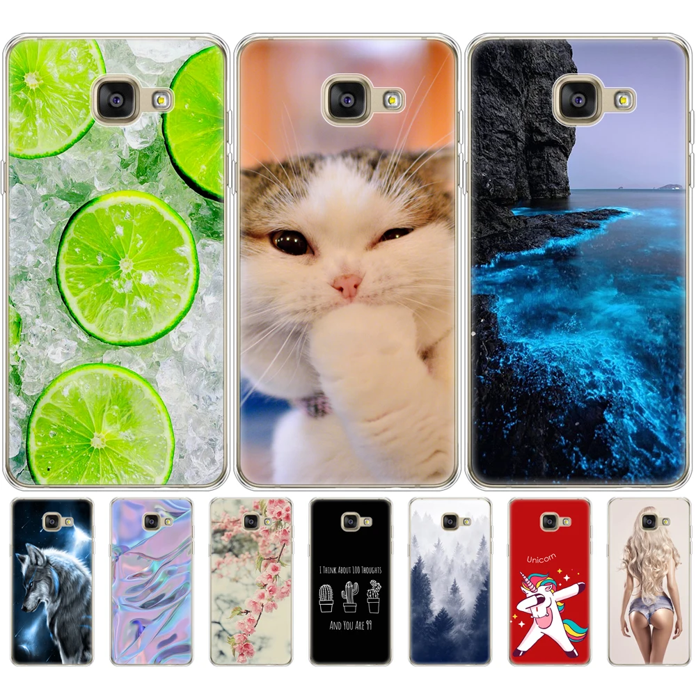 silicone case for Samsung Galaxy A3 2016 Cases Cover A310 A310H Phone Soft TPU Silicon Protective FOR da | Мобильные телефоны и